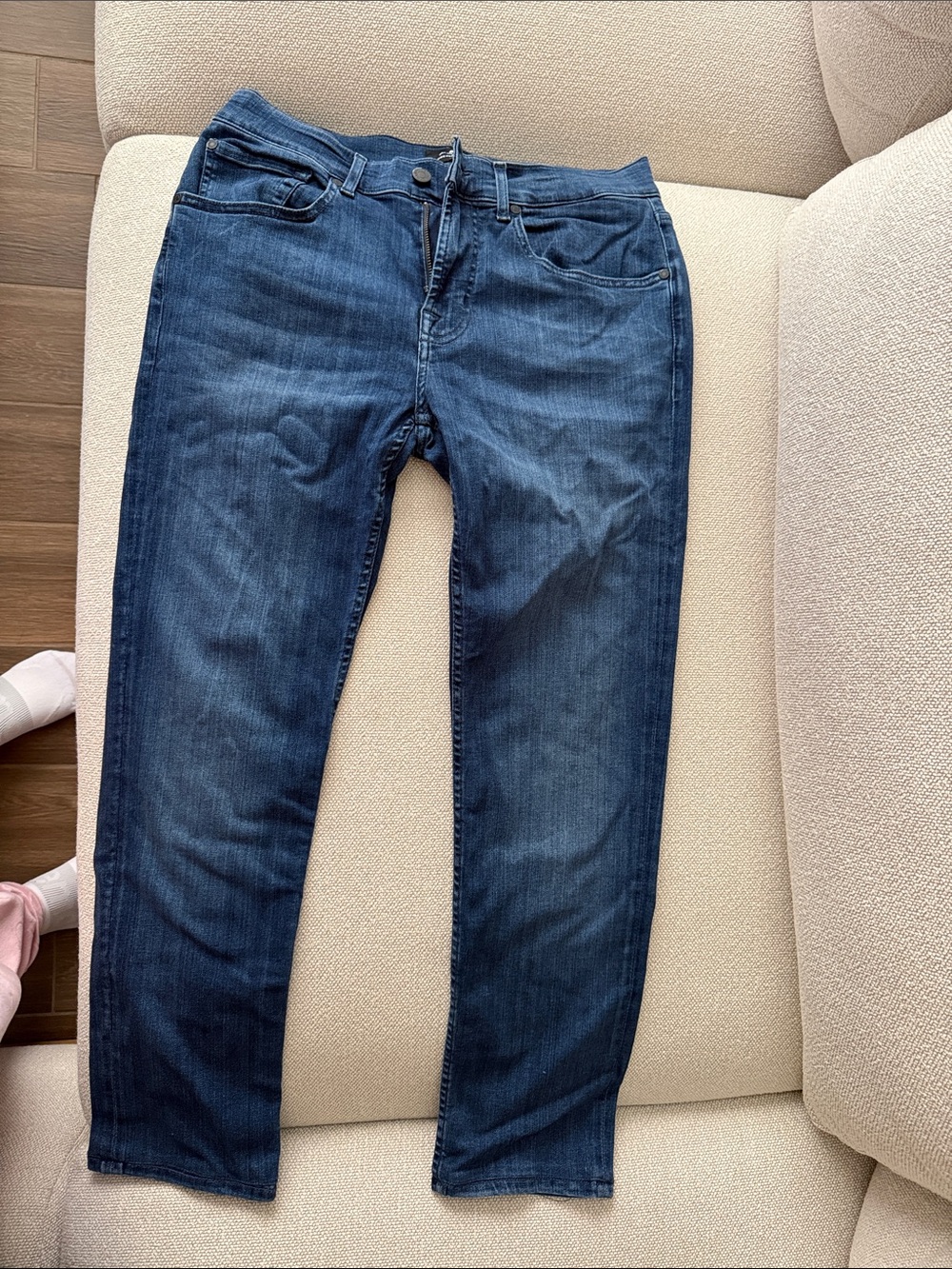 7 For All Mankind Dark Blue Men's Jeans